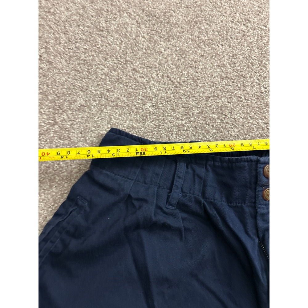 Jacque & KoKo Shorts Womens‎ 16 Navy Blue Excellent High Waist Cotton Bermuda - Picture 4 of 7